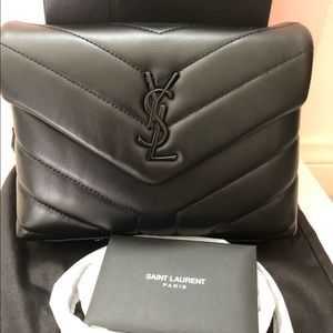 Brand New Saint Laurent Toy Loulou in Black Hw